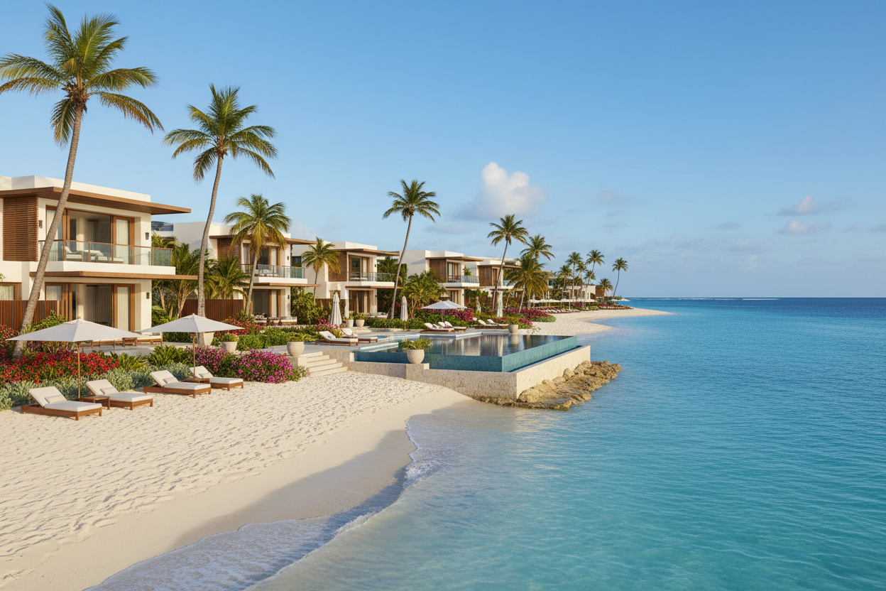 a resort in the Caribbean islands